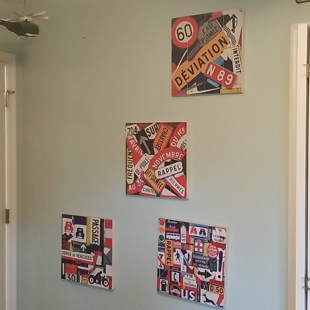 Boys room  wall decor